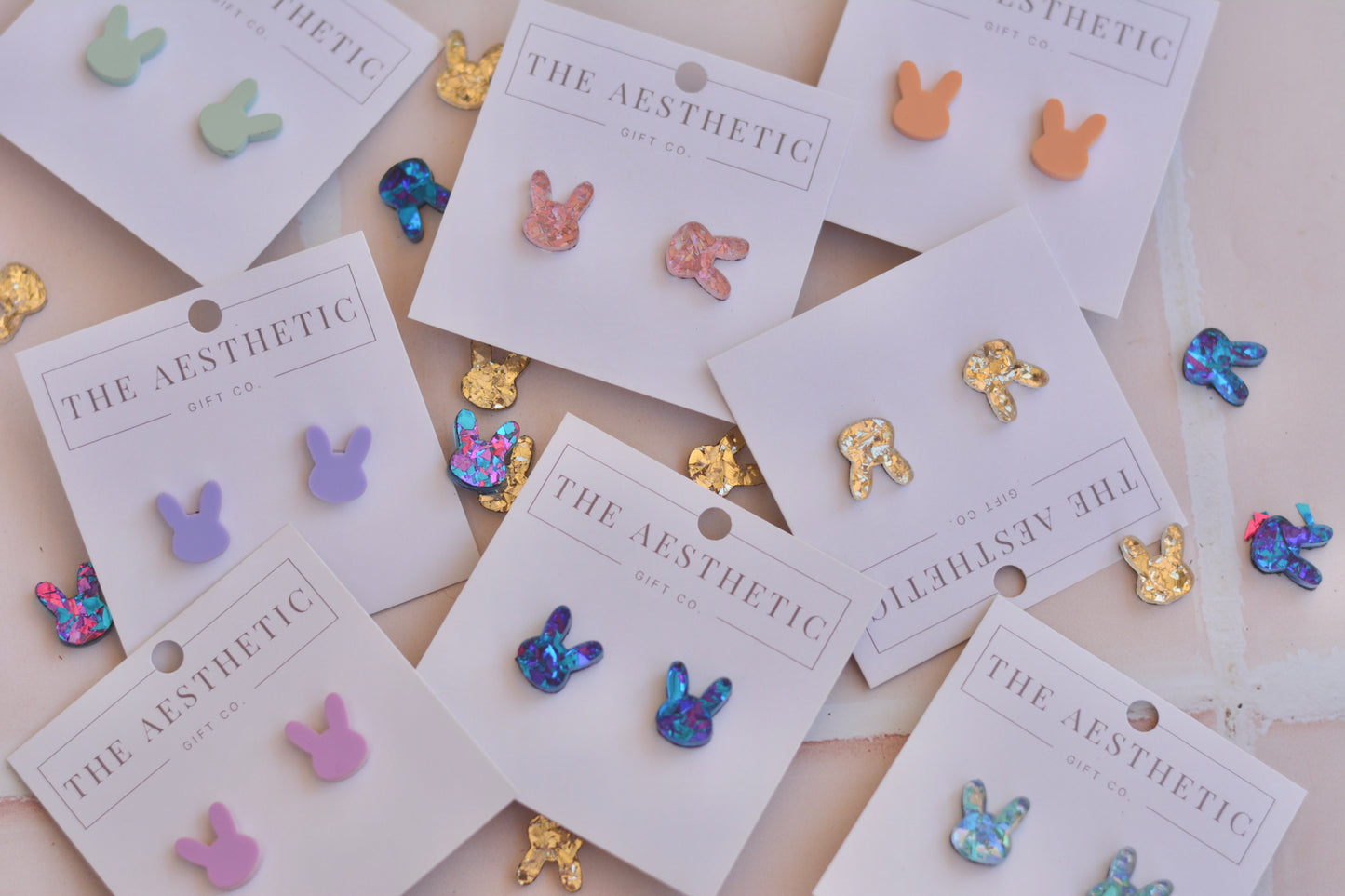 Bunny studs - Premium  from The Aesthetic Gift Co - Just $12! Shop now at The Aesthetic Gift Co