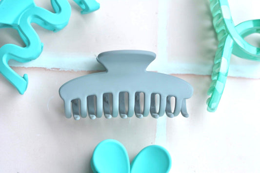 The Classic Hair Claw - Duck Egg Blue - Premium Hair Claw from The Aesthetic Gift Co - Just $6.50! Shop now at The Aesthetic Gift Co
