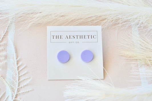Dot Studs - Purple - Premium  from The Aesthetic Gift Co - Just $10.00! Shop now at The Aesthetic Gift Co