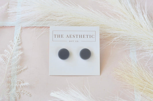 Dot Studs - Grey - Premium  from The Aesthetic Gift Co - Just $10.0! Shop now at The Aesthetic Gift Co