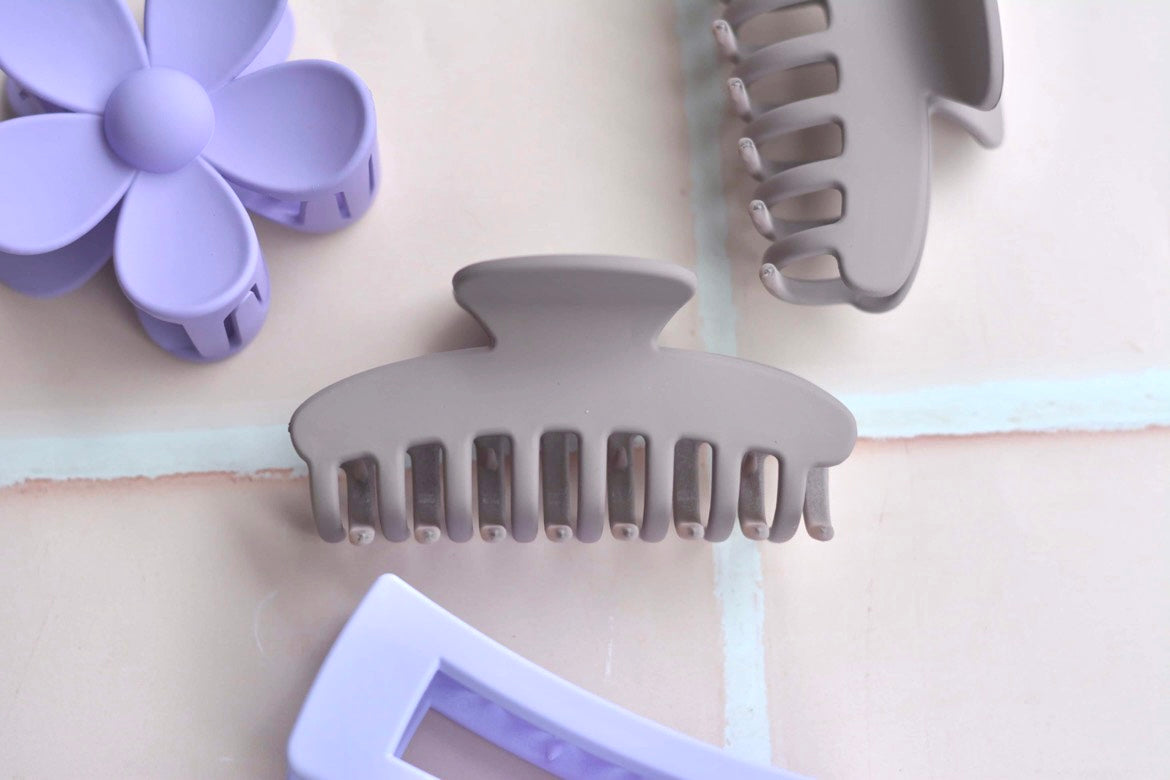 The Classic Hair Claw - Deep Lavender - Premium Hair Claw from The Aesthetic Gift Co - Just $6.50! Shop now at The Aesthetic Gift Co