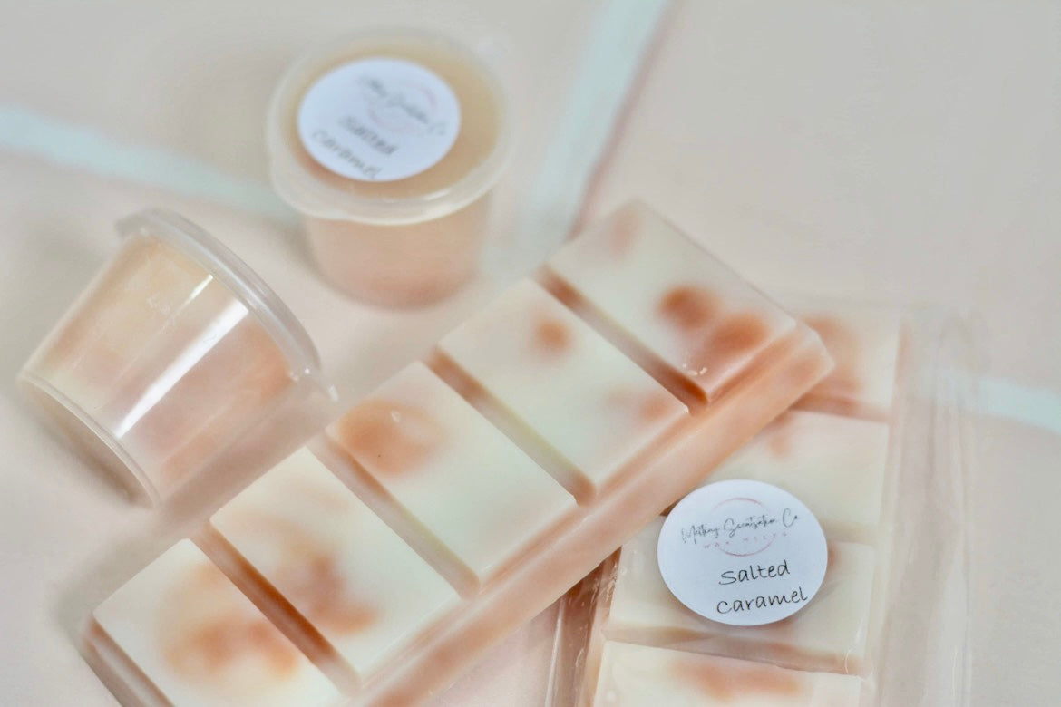 Soy Wax Melt - Snap Bar - Salted Caramel - Premium Candle & Oil Warmers from Melting Scentsation Co. - Just $4.00! Shop now at The Aesthetic Gift Co