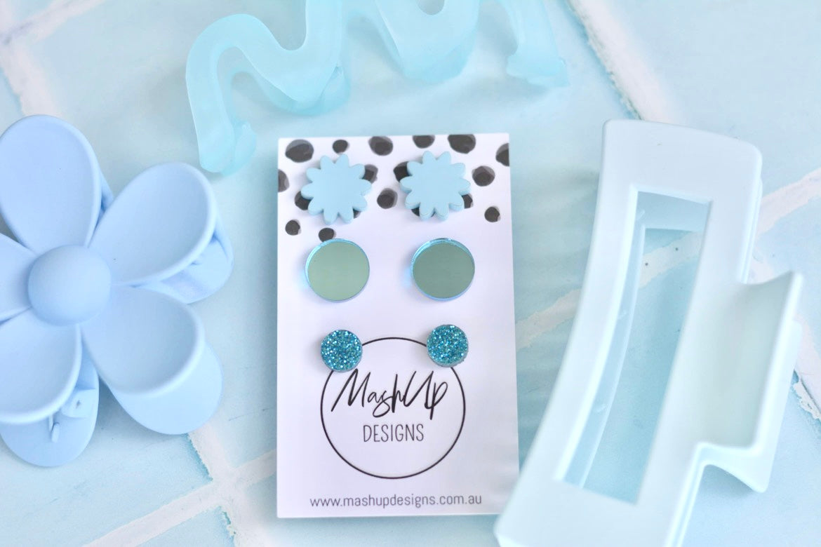 Hayley Stud Trio - Premium Earrings from MashUp Designs - Just $19.99! Shop now at The Aesthetic Gift Co