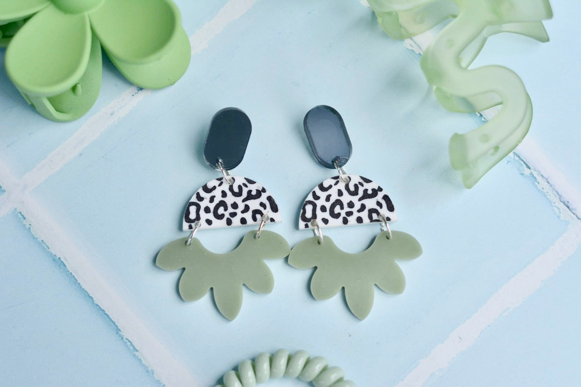 Ebony Frills - Premium Earrings from MashUp Designs - Just $24.99! Shop now at The Aesthetic Gift Co