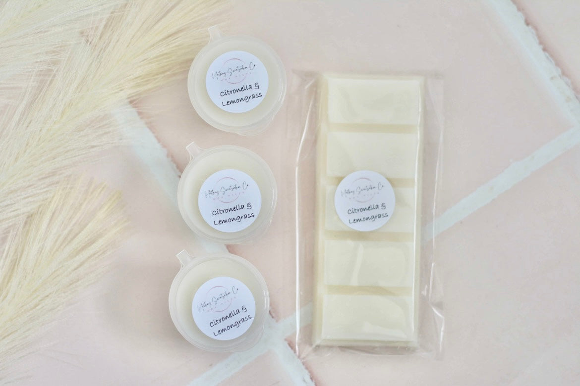 Soy Wax Melt - Snap Bar - Citronella and Lemongrass - Premium Candle & Oil Warmers from Melting Scentsation Co. - Just $4.00! Shop now at The Aesthetic Gift Co