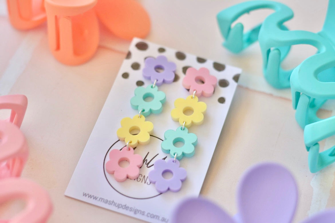 Spring Flower Chains - Pastel - Premium  from MashUp Designs - Just $29.99! Shop now at The Aesthetic Gift Co