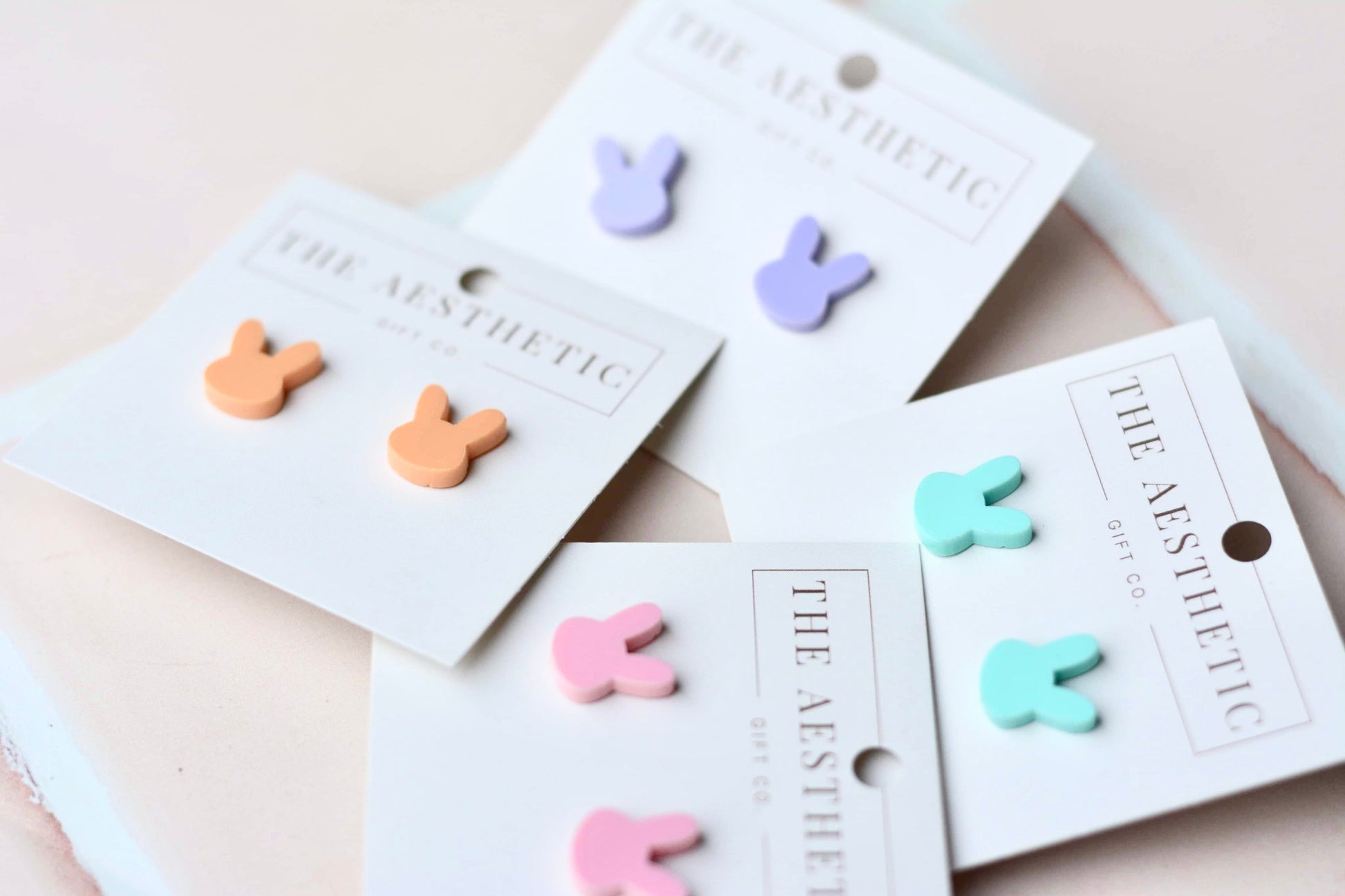 Bunny studs - Premium  from The Aesthetic Gift Co - Just $12.0! Shop now at The Aesthetic Gift Co
