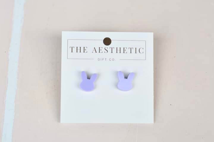 Bunny studs - Premium  from The Aesthetic Gift Co - Just $12.0! Shop now at The Aesthetic Gift Co