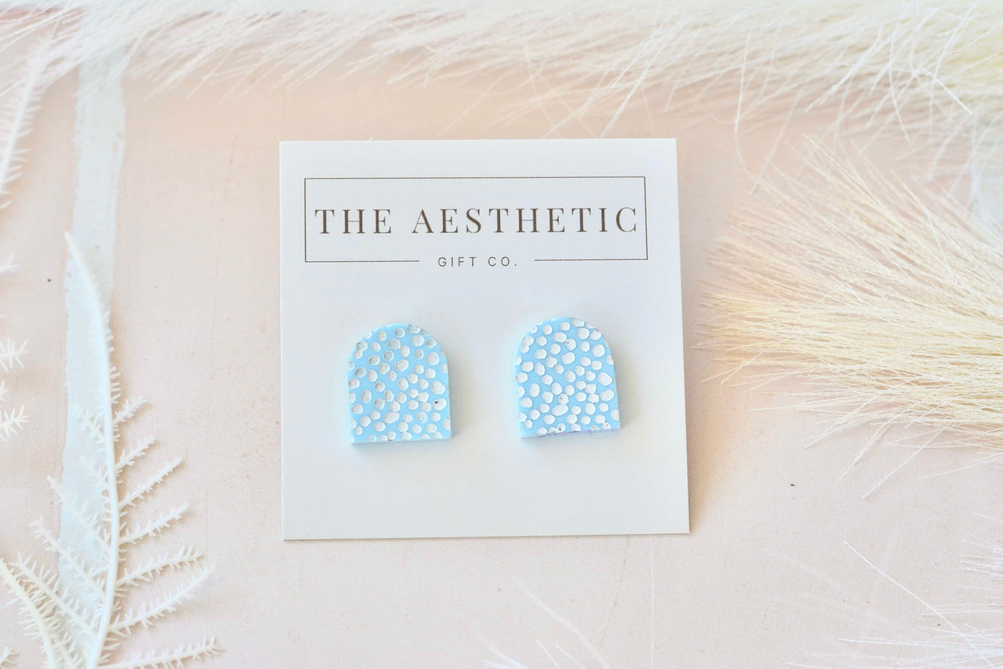 Arch Studs - Blue - Premium  from The Aesthetic Gift Co - Just $15.0! Shop now at The Aesthetic Gift Co