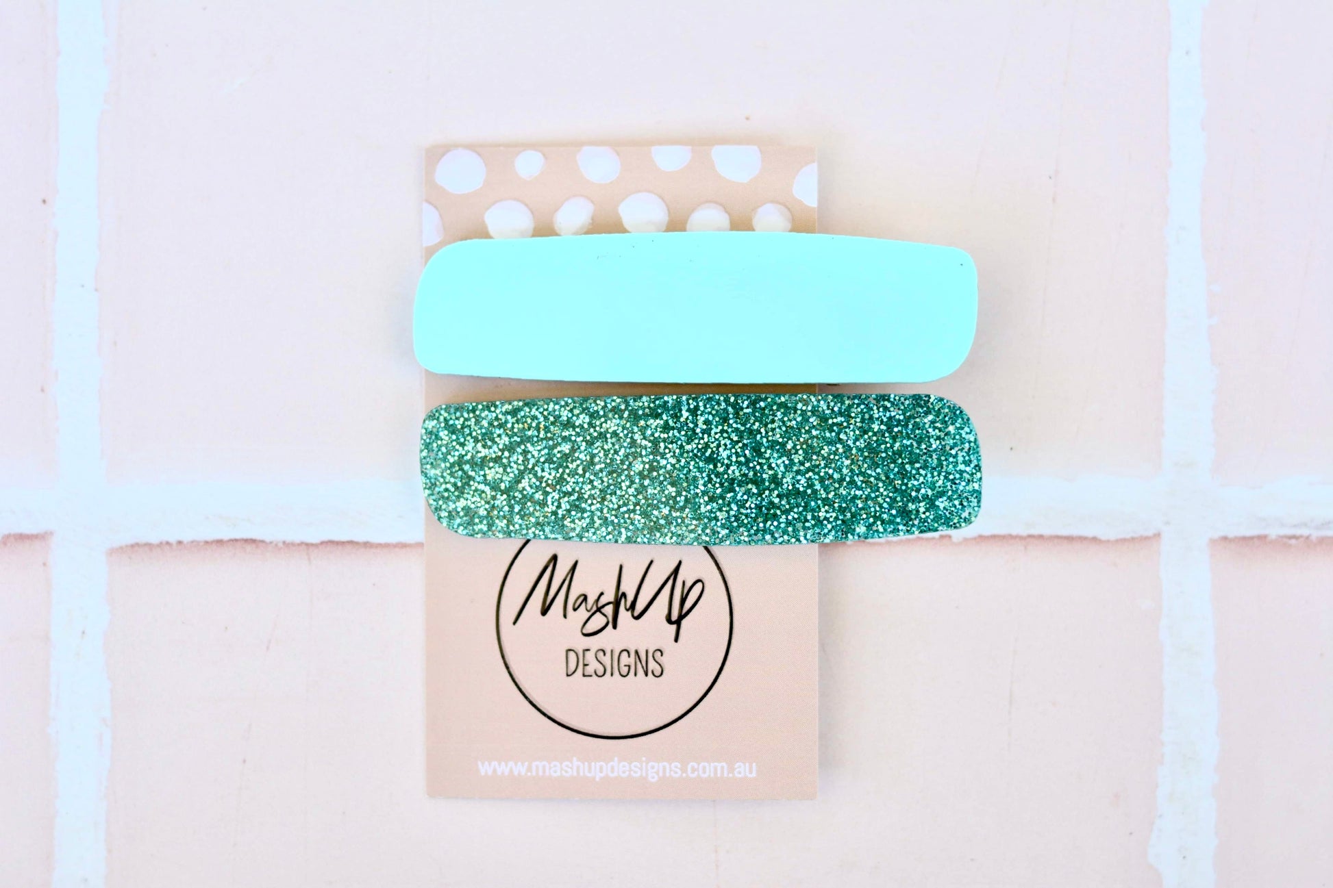Acrylic Hair Clips - Bubblegum Green - Premium  from The Aesthetic Gift Co - Just $15.00! Shop now at The Aesthetic Gift Co