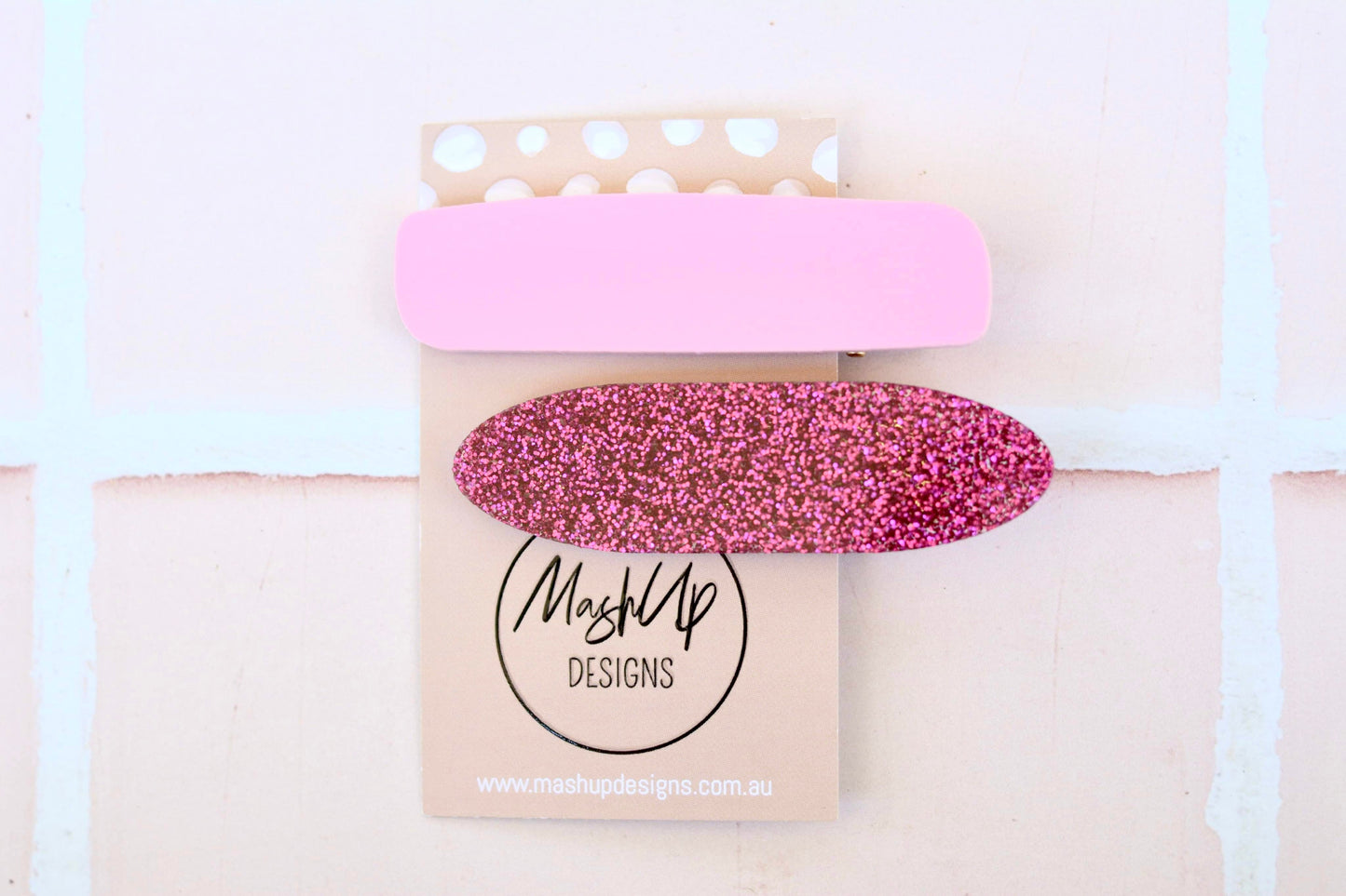 Acrylic Hair Clips - Barbie - Premium  from The Aesthetic Gift Co - Just $15.00! Shop now at The Aesthetic Gift Co